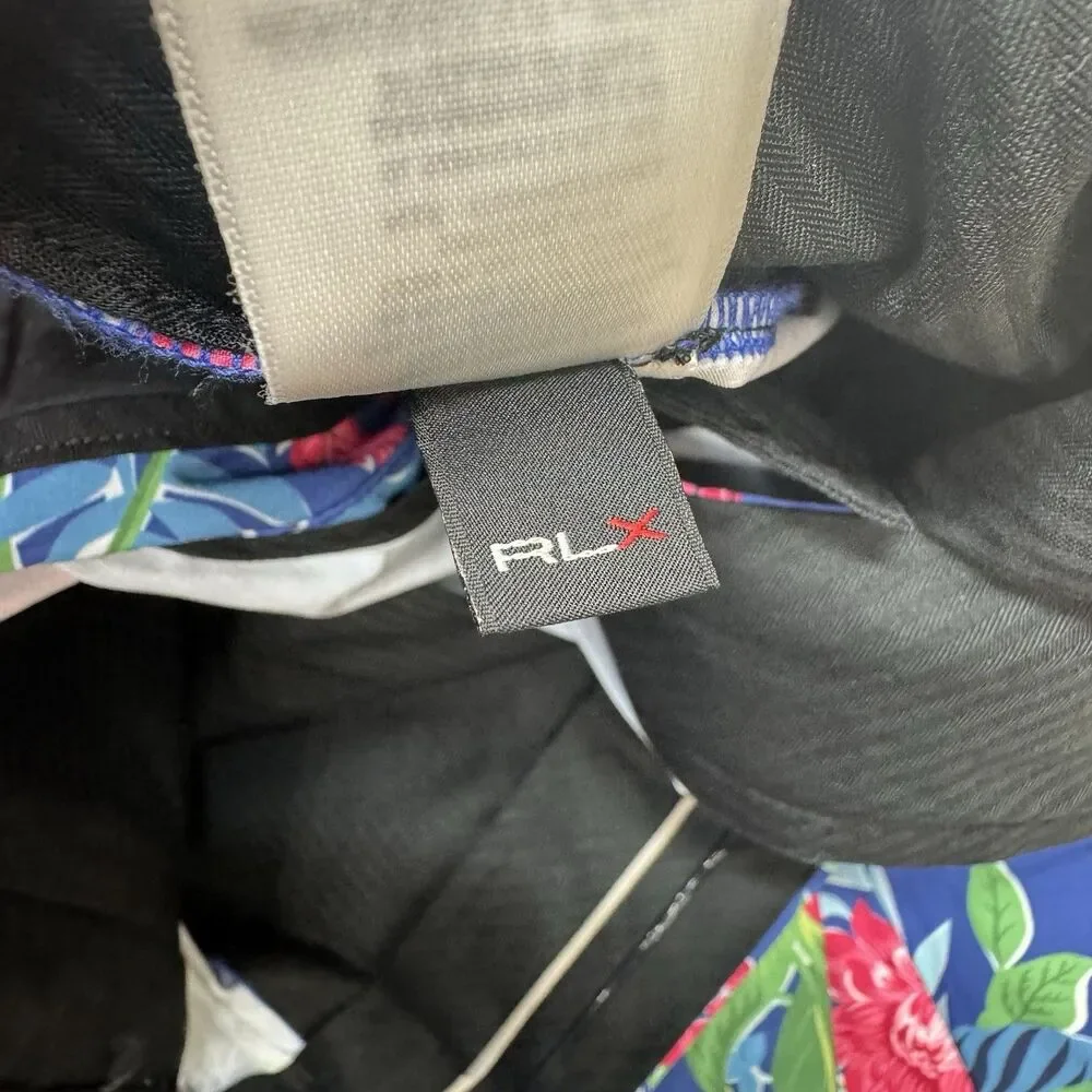 NEW RLX Ralph Lauren Classic Fit Water Repellent Floral Golf Shorts sz 36